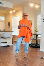 CM.YAYA Elegant Women Winter 2025 Streetwear One Long Sleeve Asymmetrical Turtleneck INS Pullovers Sweater Casual Tops