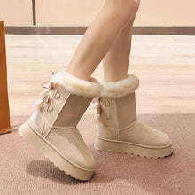 Women's Snow And Winter Plush Platform Outdoor Warm Boots