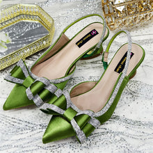 New Arrival Elegant African Party High-heeled Shoes Chain Decoration Trendy Women's Sandals Nigerian Women Wedding Pumps
