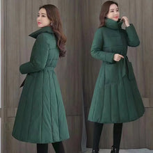 Women's Single Breasted Long Down Winter Jackets