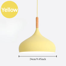 New Modern Pendant Lamps Macaroon Chandelier for Restaurant Bedroom Hanging Lights Aluminum Single Chandelier Office Decorative