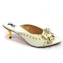 2022 Rivet Style  Women Shoes and Bag to Match in Color matching High Quality Nigerian Design Matching Shoes and Bag