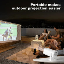 New 2024 4K Android 11 Dual Wifi6 200 ANSI Allwinner H713 BT5.0 1080P 1280*720P Home Cinema Outdoor portable Projetor