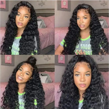 Swupod 180 200 Density 13x4 13x6 HD Lace Front Wig for Women Human Hair Loose Deep Remy Wave Natural Black Frontal Pre Plucked