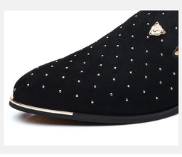 Luxury Men Dress Shoes Suede Men Casual Shoes Elegant Comfortable Loafers Designer Business Leather Shoes for Men Zapatos Hombre