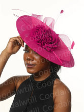 Big Flower Fascinators Hat Headpiece Women Kentucky Church Millinery Cap Ladies Derby Feather Pillbox Fascinator Hats