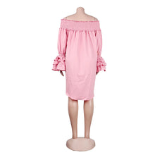 2023 Summer New Fashion Casual Women's Hot Selling Off Shoulder Bust Ruffled Dress