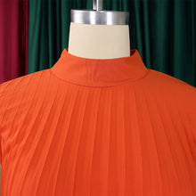 Chiffon Dress for Women Elegant 2024 New Round Neck Batwing Sleeve Loose Knee Length Luxury African Birthday Party Dinner Dress