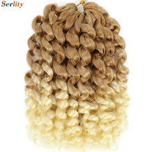 3 Packs Wand Curl Jamaican Bounce Crochet Hair 8inch T Purple 27 30 350 Bug Ombre Blonde Synthetic Jumpy Wand Curly Hair 60Roots