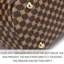 KISMIS 6PCS Printed Handbag Large Capacity Tote Bag Commuter Bag Single Shoulder Slanting Cross Bag Mother Bag