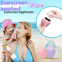 Sun Screen Applicator for Kids and Adults, Portable Refillable Applicator Roller With Replacement Sponge Sun Lotion Applicator