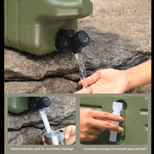 11L Large Capacity Portable Camping Bucket Water Storage No Leakage for Camping Fishing Picnic Hiking Drinking Water Canister
