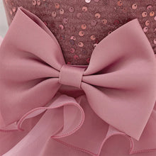 Luxury Baby Sequin Party Dress For Girl Christmas Toddler Layered Bow 1st Birthday Wedding Girl Dresses Formal Lace Baby Clothes