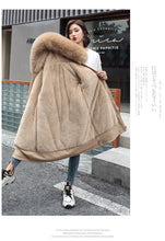 Women's Winter Parka Hooded Fur Collar Jacket