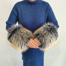 Women's Warm Fluffy Shawl Fashionable Artificial Fluffy Collar Scarve