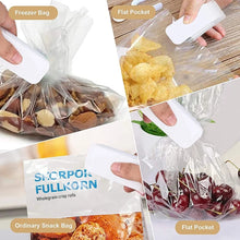 Mini Head Bag Seal Machine Package Sealer Bags Thermal Plastic Food Bag