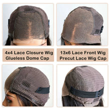 Super Double Drawn 250% Density Loose Wave 13X6 HD Transparent Lace Frontal Glueless Wig Preplucked Human Hair Ready To Go
