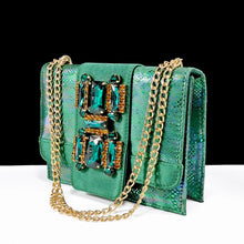 QSGFC Elegant Women Heels for Peep Toe Good Material Design Rhinestone Purple Sandals Italian Shoes and Bags Matching Set 2024