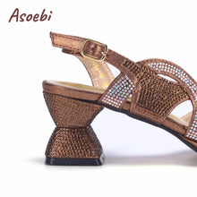 2024 High Quality Orange Color Peep Toe Butterfly Design Shoes Matching Bag Mature Ladies Party Women