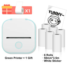 Phomemo T02 Wireless Pocket Thermal Printer Portable Mini Wirelessly BT Connect 203dpi Photo Label Memo List Printing Clearly