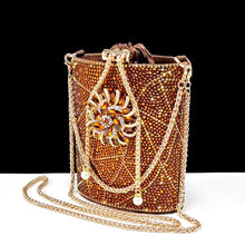 QSGFC High-end Women's Shoes with Diamond Oval Stand Bag Popular in Nigeria Women's High Heels for Special Day