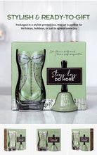 BespritGift Creative Glass Beer Mug 400ml Hand Bell Novelty Gift Set Humor Relax Design for Men & Beer Lovers Unique Drinkware