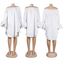2023 Summer New Fashion Casual Women's Hot Selling Off Shoulder Bust Ruffled Dress