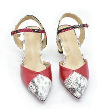 New Design Italian Shoe and Bag Set for Party In Women Ladies Shoes and Sandals Snake Print Heels Wedding Shoes for Women Bride