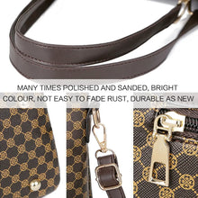 KISMIS 6PCS Printed Handbag Large Capacity Tote Bag Commuter Bag Single Shoulder Slanting Cross Bag Mother Bag