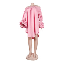 2023 Summer New Fashion Casual Women's Hot Selling Off Shoulder Bust Ruffled Dress