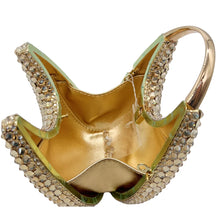 Women's Crystal Diamonds Chain Evening Clutch Bag