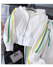 Spring and Autumn New Casual Sports Set for Women, Fashionable and Western Style Street Explosion Running Hoodie Two Piece Set