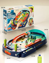 Children Pinball Machine Toy Marble Table Battle Catapult Marble Game Hand Eye Coordination Parent Child Interaction Toy for Kid
