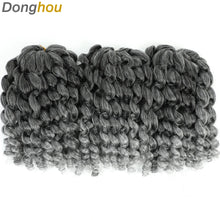 Ombre Jumpy Red Ginger Wand Curls Crochet Hair 1B 27 30 350 613 Purple Grey Colors jamaican twist braiding Hair 20 Strands/Pack