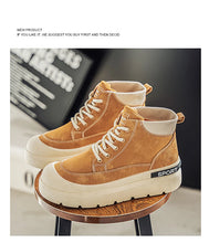 Men's High-Top Platform Casual Comfortable Winter Boots