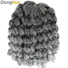 Ombre Jumpy Red Ginger Wand Curls Crochet Hair 1B 27 30 350 613 Purple Grey Colors jamaican twist braiding Hair 20 Strands/Pack