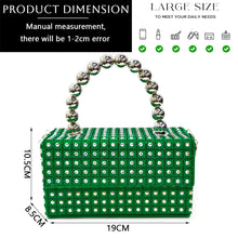 Venus Chan-Nigerian Heel Party for Women Yellow Shoes and Bag Set Rhinestone Handbag Italian Design Wedding INS 2024