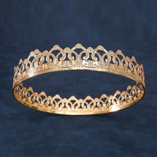 Retro Court Royal Crowns Queen King Pageant Prom Tiara Diadem Hair Ornaments Important Occasion Head Jewelry Accessories