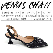 2025 Nigerian Women's Party Shoes and Bags Medium Heel Pointed Toe Elegant Party Footwear With Matching Color Handbag for Women