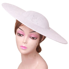 40CM Big Fascinators Base DIY Hair Accessories Hat Women Derby Wedding Headpiece Ladies Church Race Maillinery Cap Supplies
