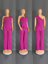 High Waist Strapless Jumpsuit Rivet Collar Lady Evening and Party Tube Top Jumpsuit for Women Elegant Sexy Birthday Jumpsuit