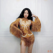 Stage Latin dance cha-cha dance practice suit stretch slim skirt fringe flash small diamond pearl design suit