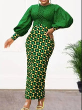 Dresses For Women Autumn Dashiki Bodycon Maxi Dress African Clothes Fashion Elegant Dresses Ladies Africa Clothing