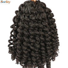 3 Packs Wand Curl Jamaican Bounce Crochet Hair 8inch T Purple 27 30 350 Bug Ombre Blonde Synthetic Jumpy Wand Curly Hair 60Roots