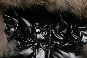 Kids Winter Down Jacket For Real Fur Waterproof Shiny Thick Warm Jackets