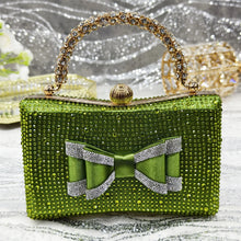 Women's Evening Low Heels Italian Shoes and Bag Set