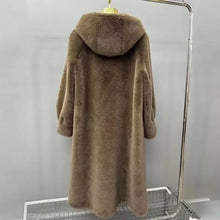 Women's Single Breasted Thick Hooded Winter Jacket