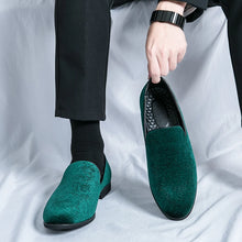 Men's Suede slip-on loafers