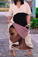 Fashion Long Dress Africa Women Fashion Summer Bohemian Beach Dress Party Evening Loose Max Dresses Sexy Oversized Vestidos Girl
