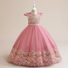 Flower Girl Dress Princess Elegant Children Party Long First Communion Kids Clothes For Teen Children Wedding Birthday Vestidos